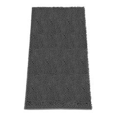 HOMEK absorbent dog door mat traps mud from muddy paws for a cleaner entry