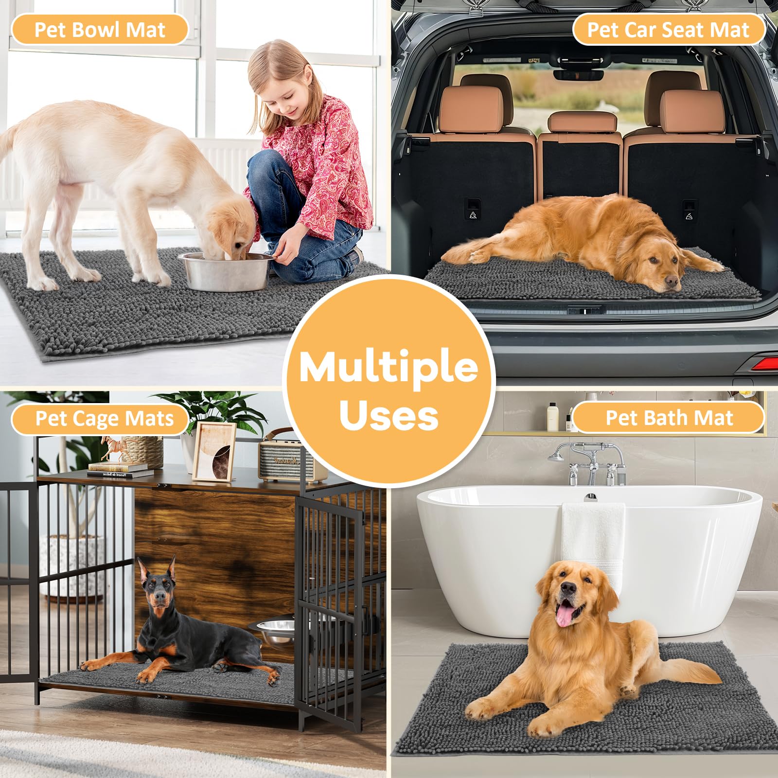 HOMEK versatile placement at entryways, living rooms or cars keeps messes at bay