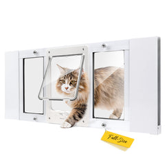 HOMEPEDIA window-pet-door-full-size for larger cats and small dogs