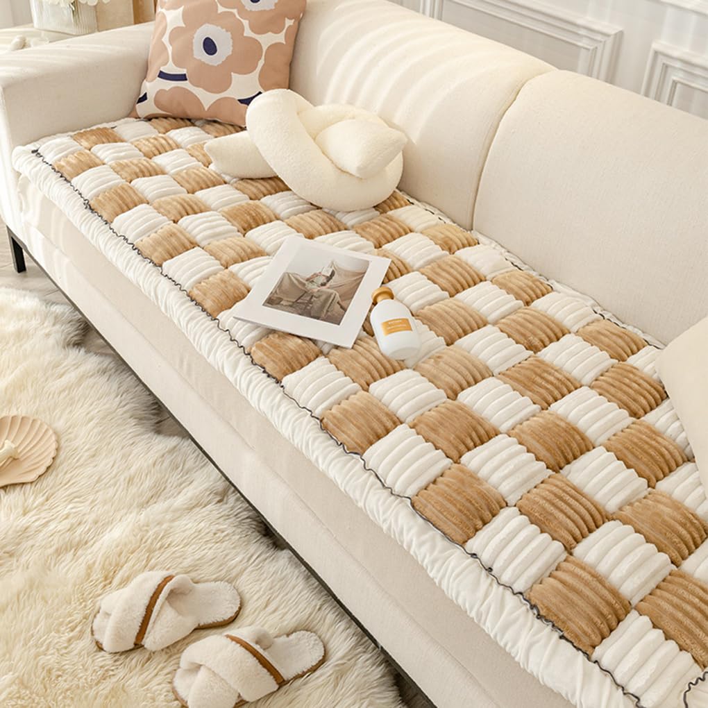 HOMEREFROM Pet Couch Cover 70x150 cotton protects sofas from scratches and spills.