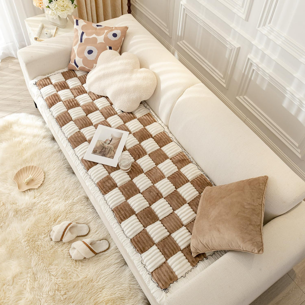 HOMEREFROM plush comfort pet couch cover supports pets and owners alike.