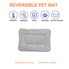 HOMEREIGN pet bed mat with cute prints highlighting cheerful design for pets.