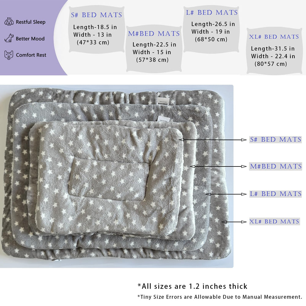 HOMEREIGN pet bed mat reversible side displayed for versatile home décor and comfort.