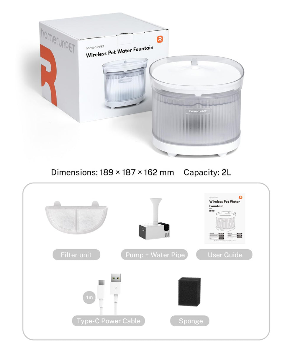 HomeRunPet in-use drinking fountain scenario shows family-friendly hydration on busy days.