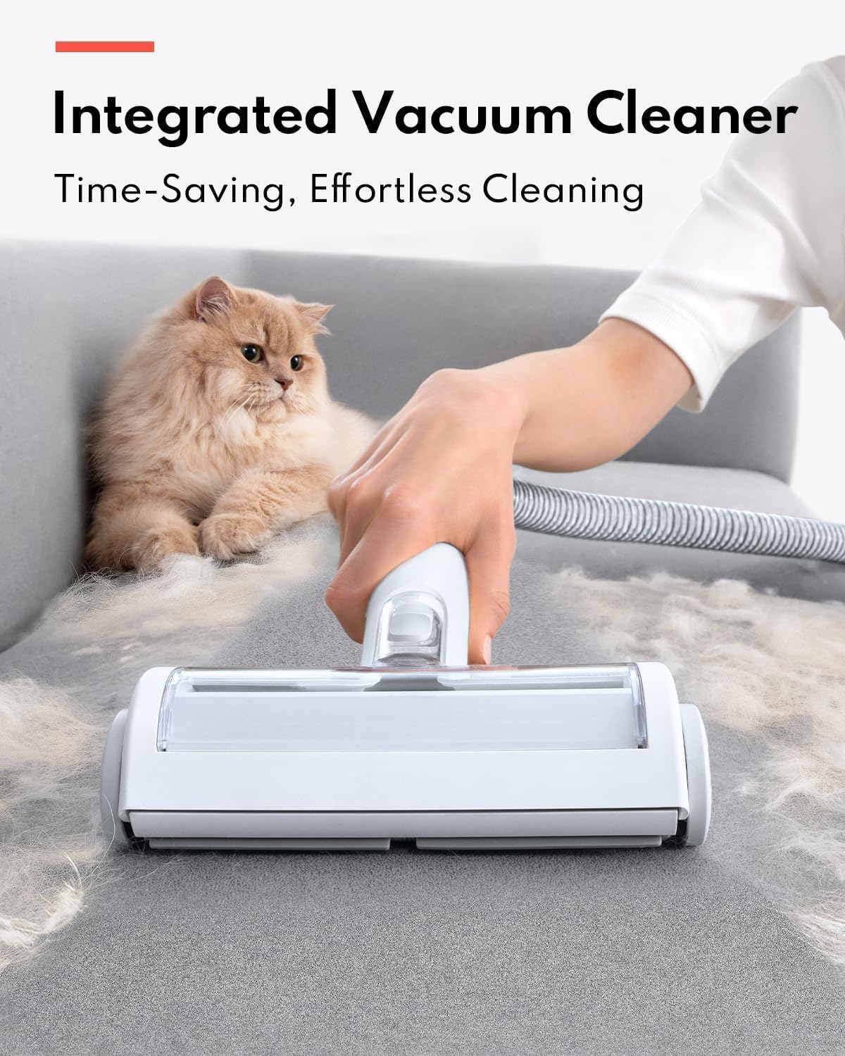 HomeRunPet ergonomic handle supports one-hand operation during grooming