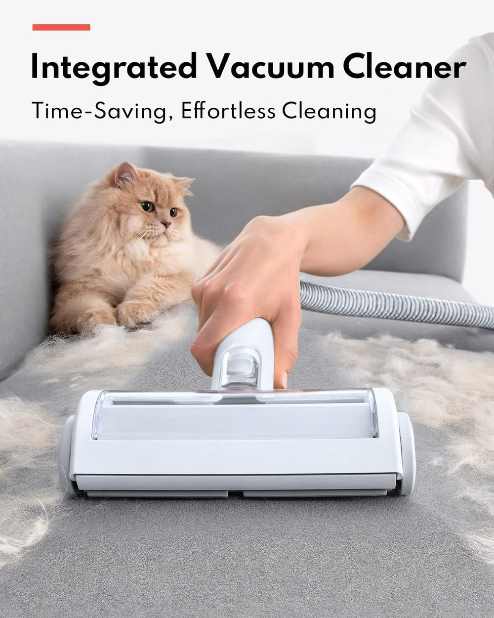 HomeRunPet ergonomic handle supports one-hand operation during grooming