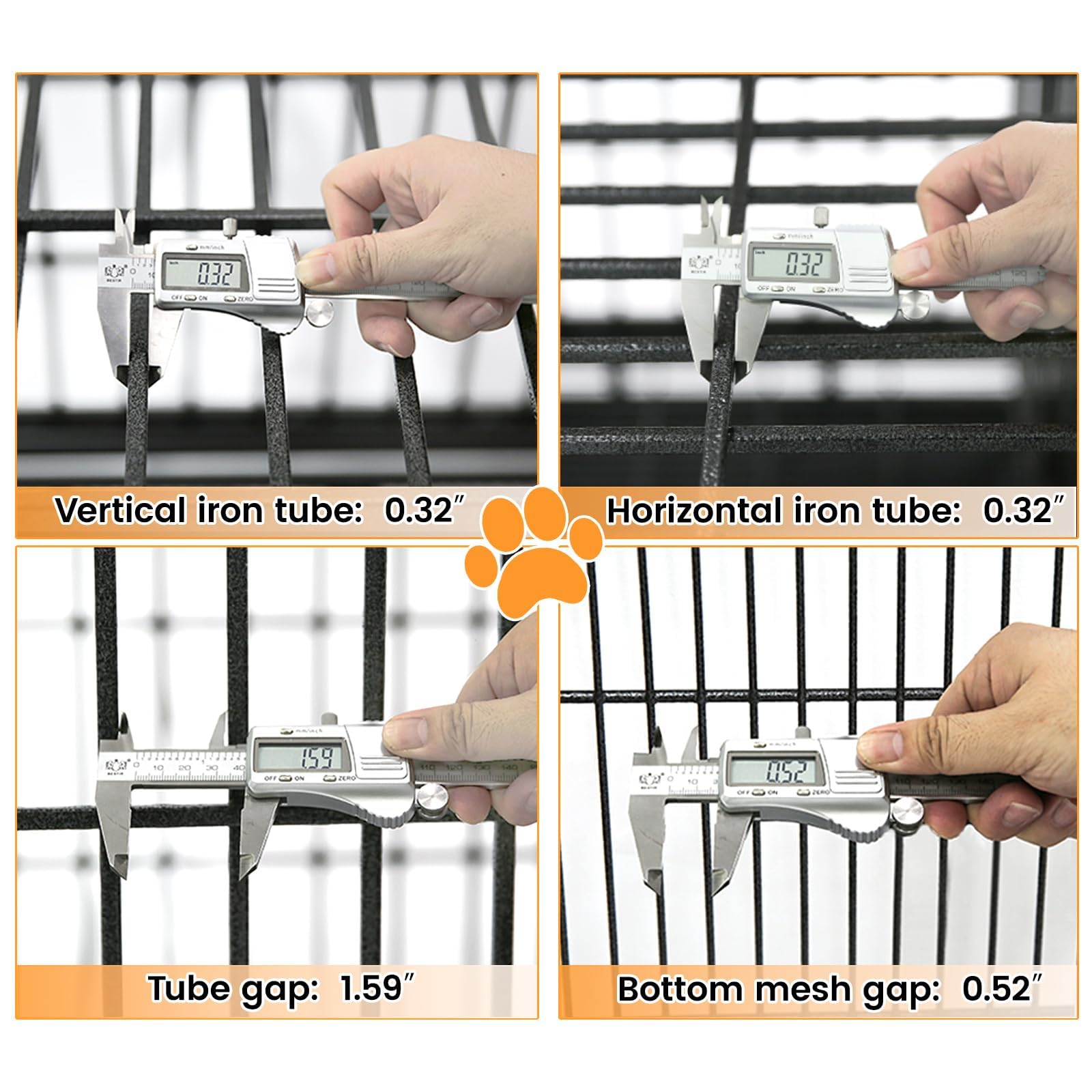 Homey Pet 48in crate quick-assembly design saves setup time for busy homes.