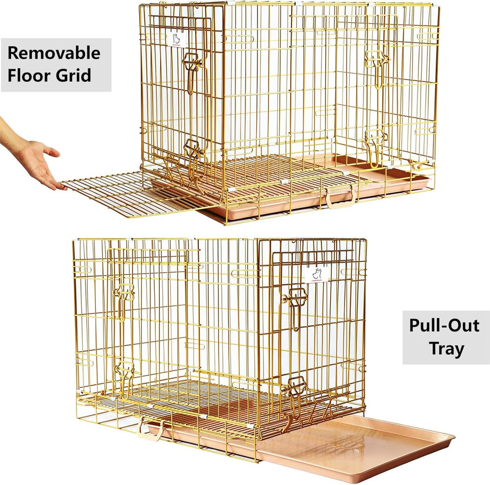 Homey Pet copper gold finish adds a stylish, premium look.