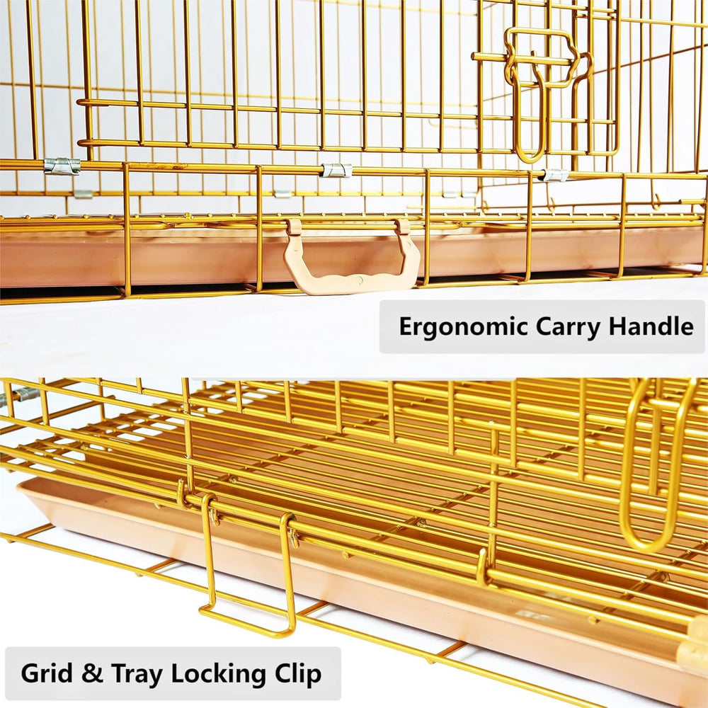 Homey Pet small breed crate supports dogs up to 25 lbs.