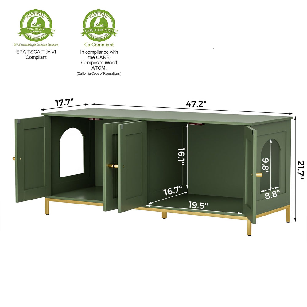 Homhedy enclosure cat hole entry shows easy access for two cats daily.