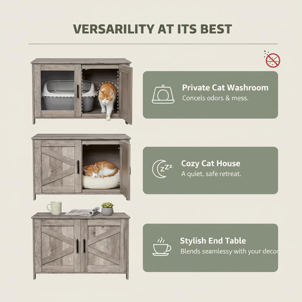 Homhedy private washroom setup promotes a neat, odor-conscious space for pets