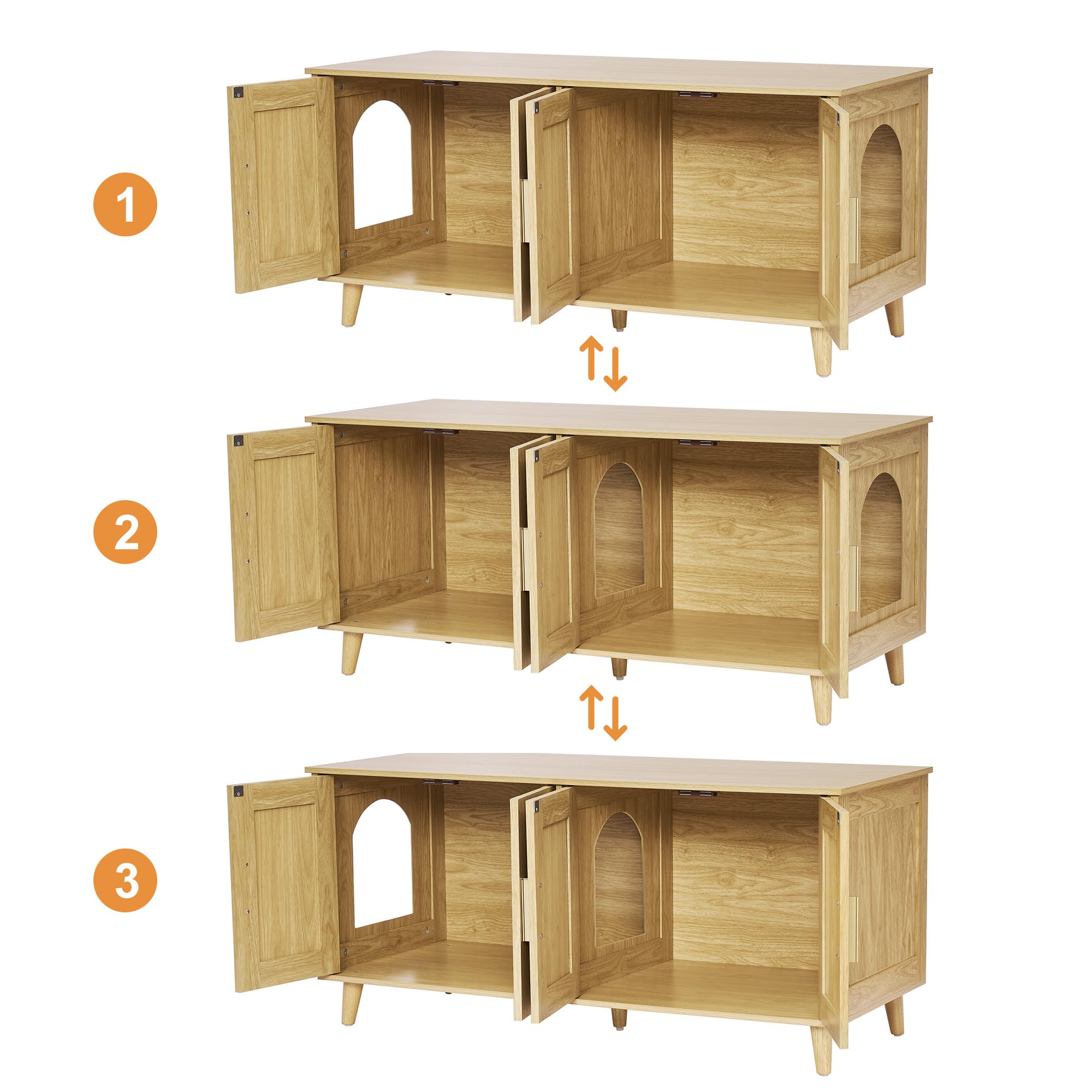 Homhedy natural finish furniture supports plants for a cozy home enhancement.