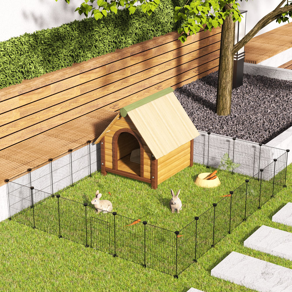 HOMIDEC pet playpen ABS connectors ensure stable assembly with smooth edges.