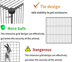 HOMIDEC pet playpen outdoor-use setup supports safe outdoor exploration.