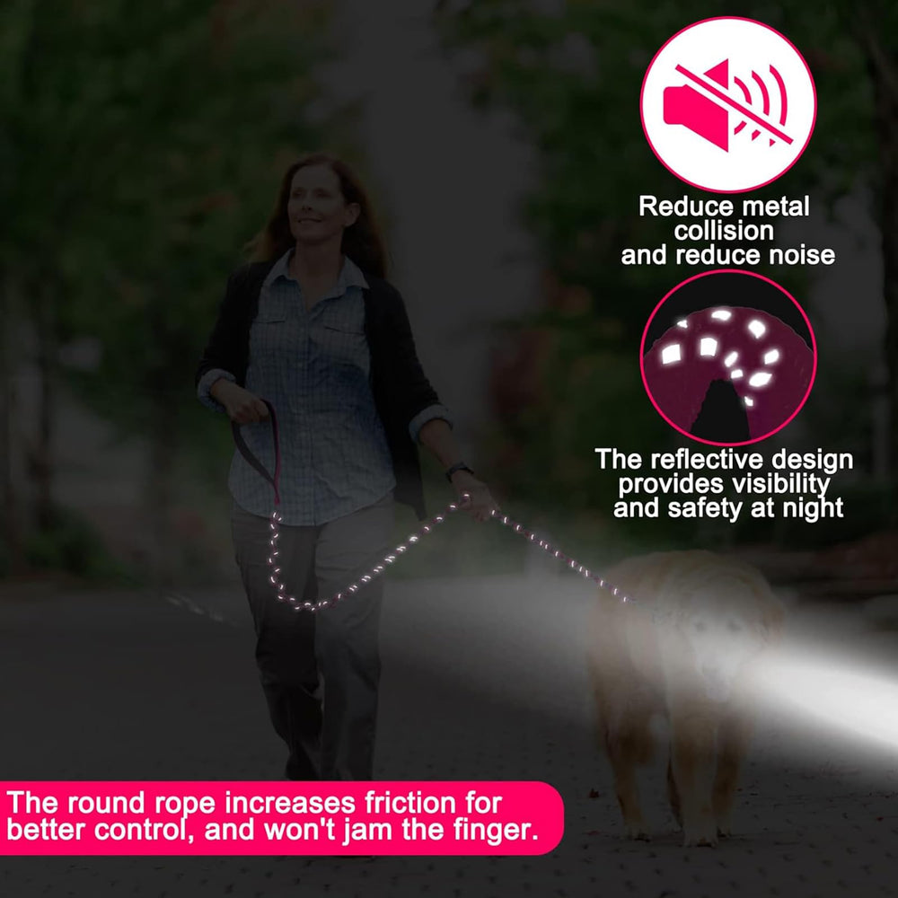 Homimp anti-bite durable rope leash reduces wear and protects against rough behavior.