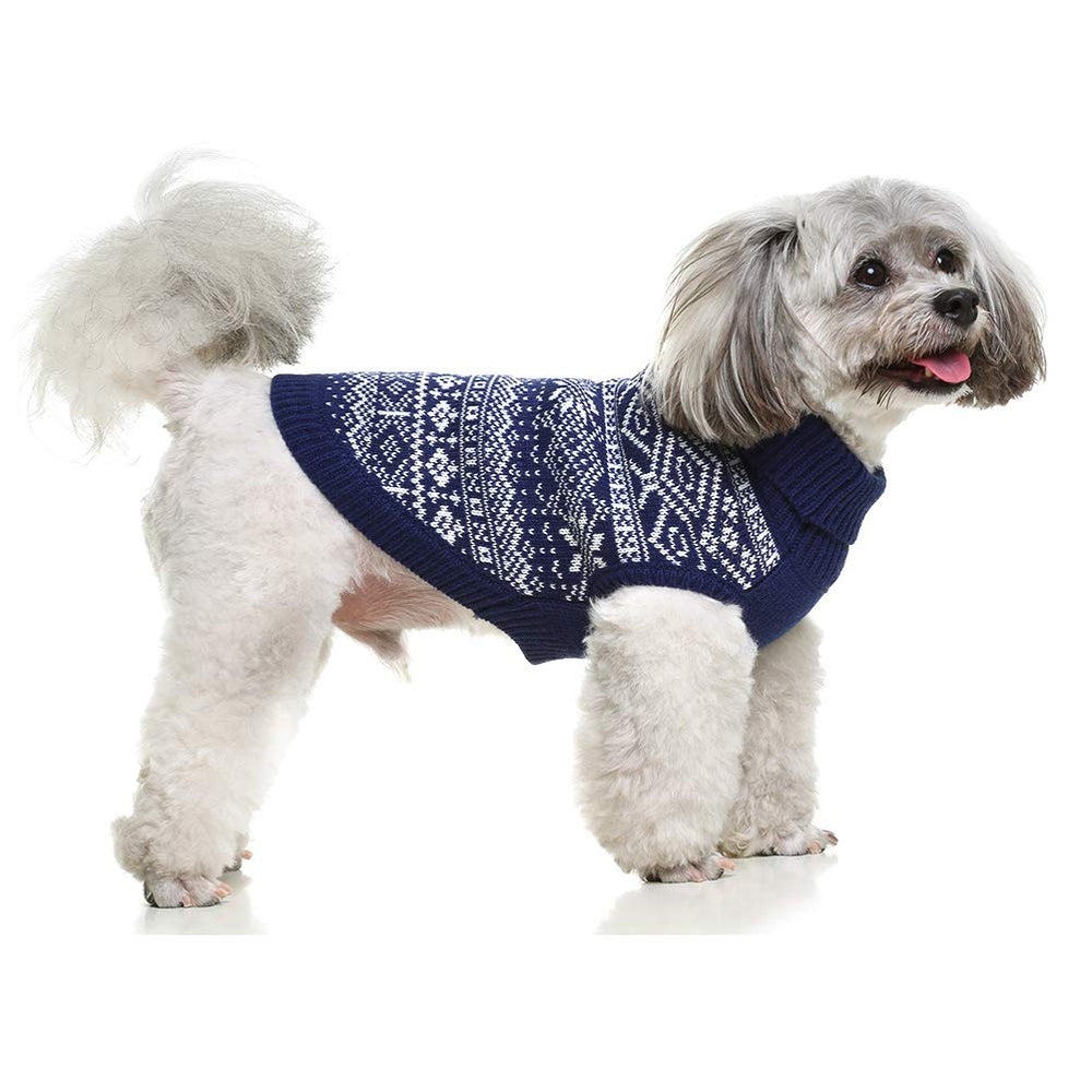 Homimp Argyle Dog Sweater cream color option for easy styling