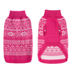 Homimp dog sweater Argyle green on-dog adds cozy flair for everyday wear