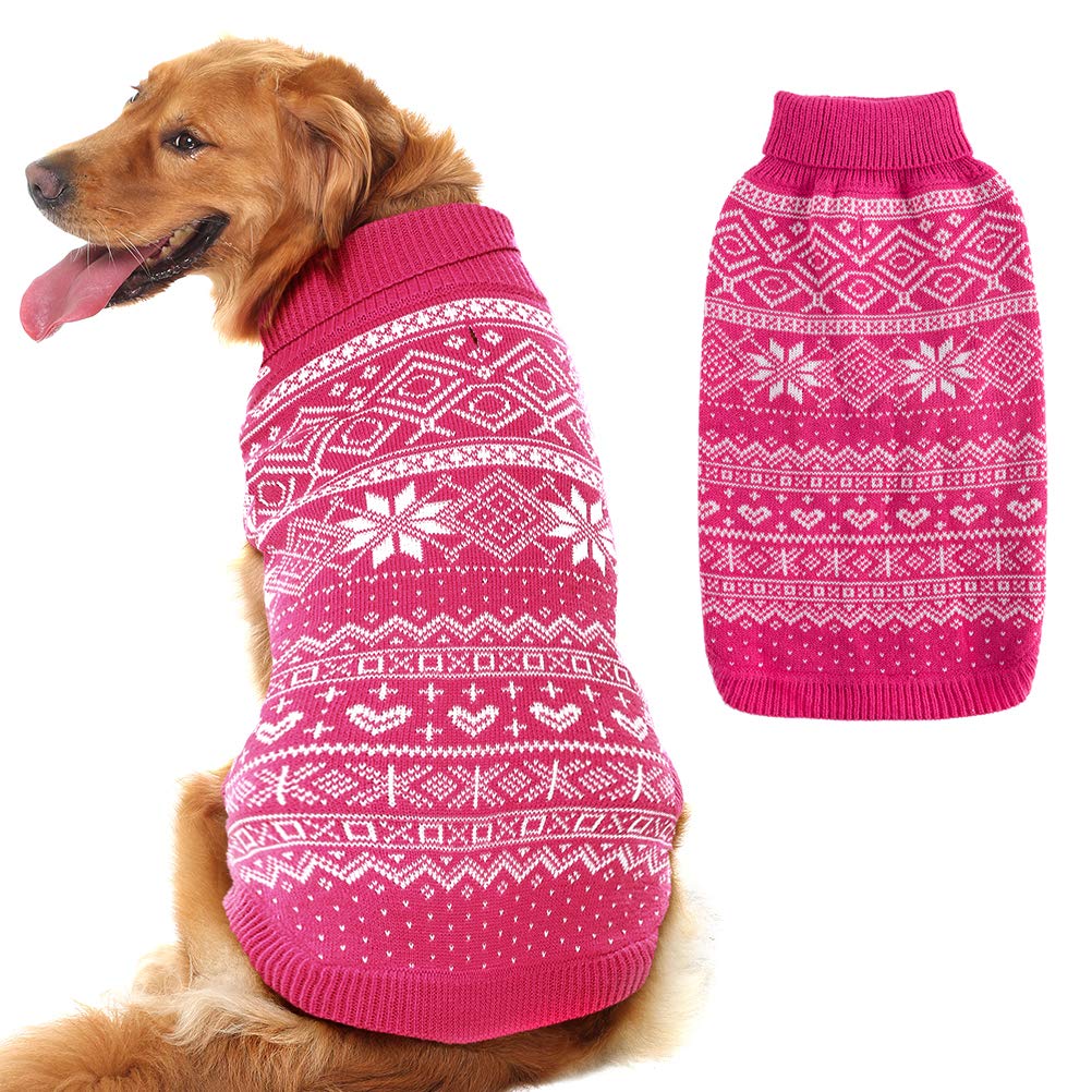 Homimp dog sweater Argyle purple on-dog keeps your pet warm during chilly walks