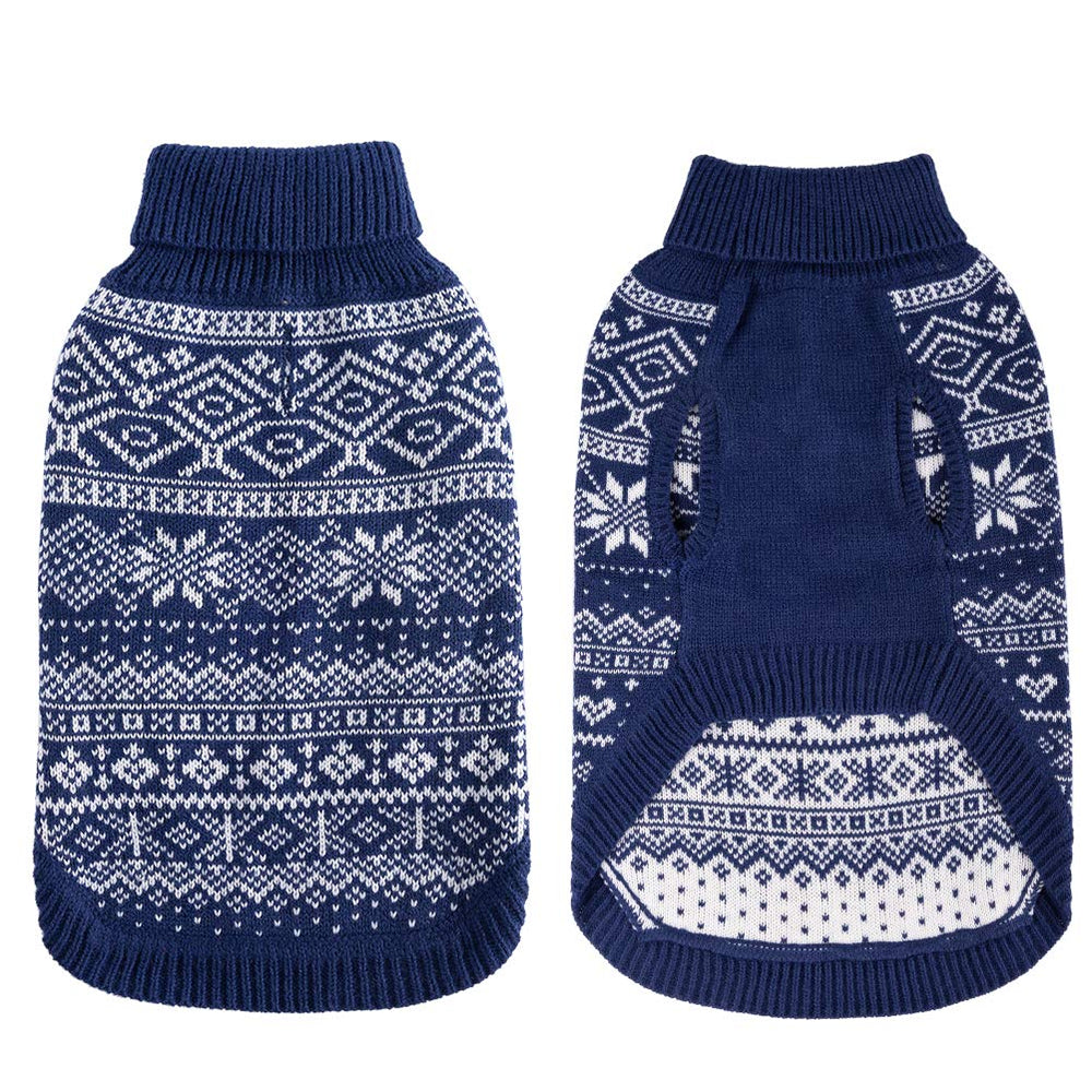 Homimp Argyle Dog Sweater soft fabric for comfortable wear