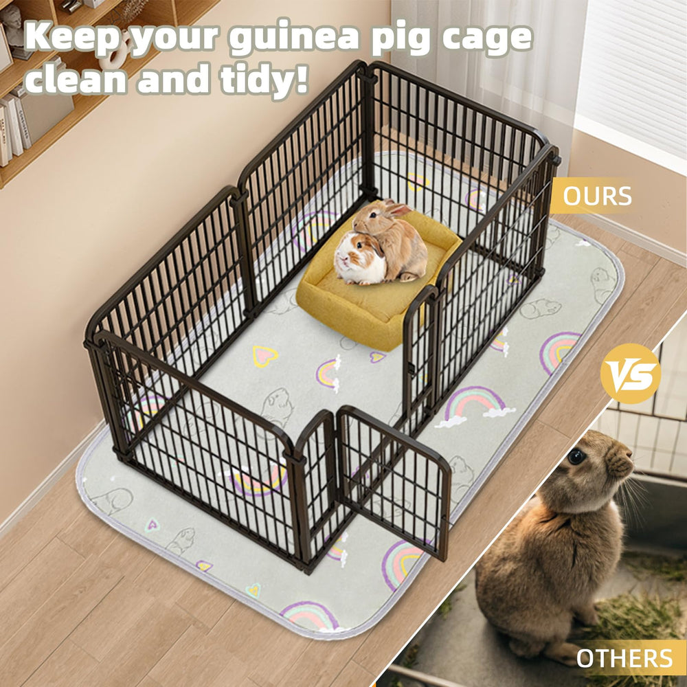 Homimp liners in use during playtime to keep surfaces clean
