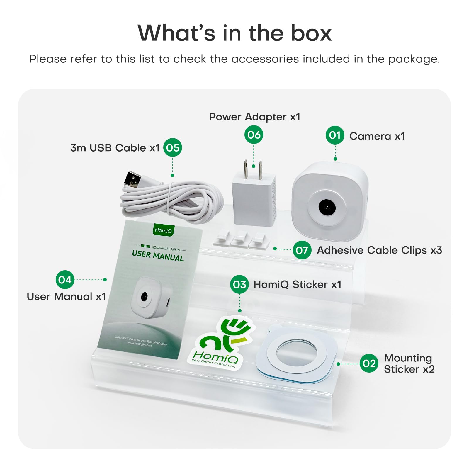 HomiQ close-up images capture pet details during feeding or egg-laying.