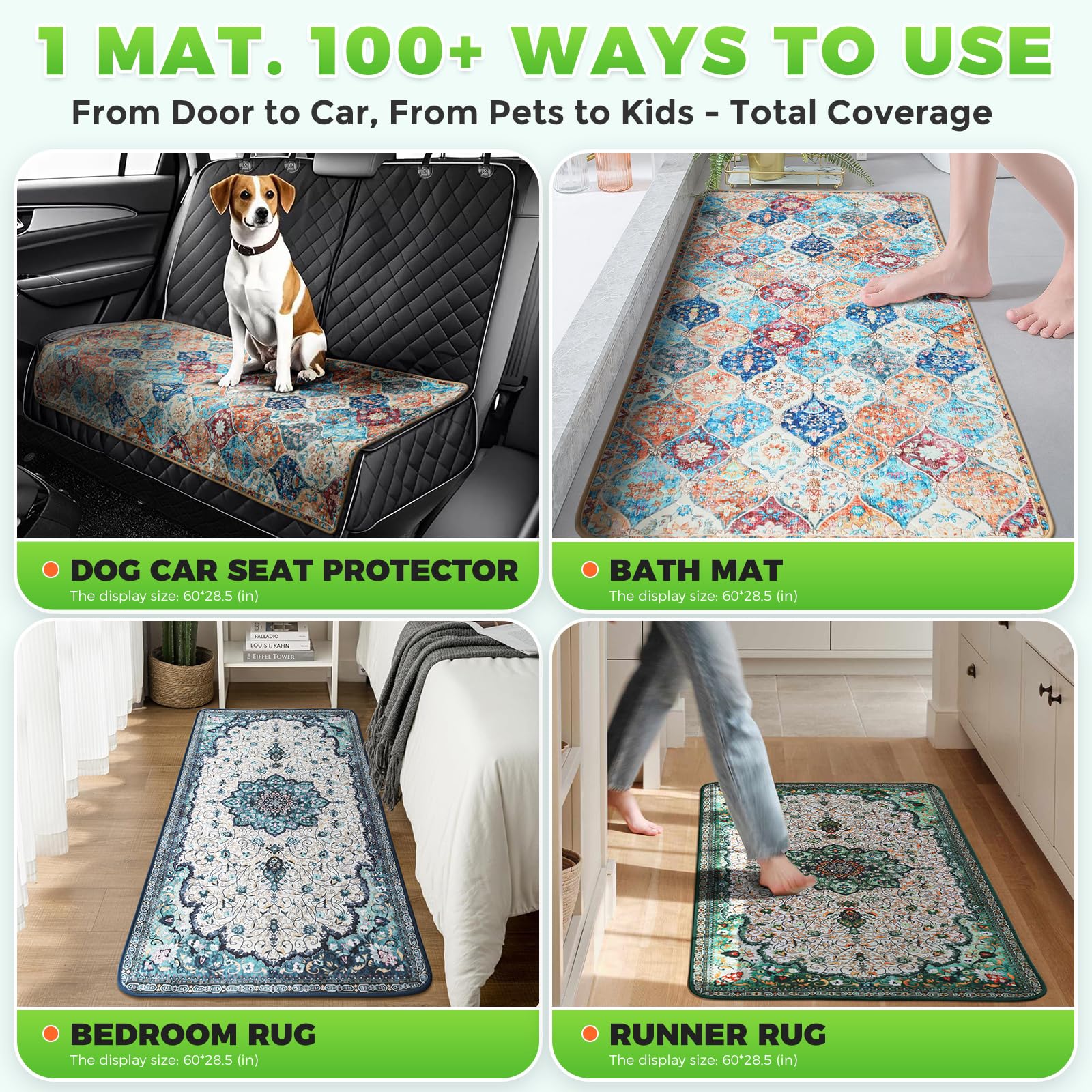 Hompet waterproof barrier blocks leaks, protecting floors and carpets