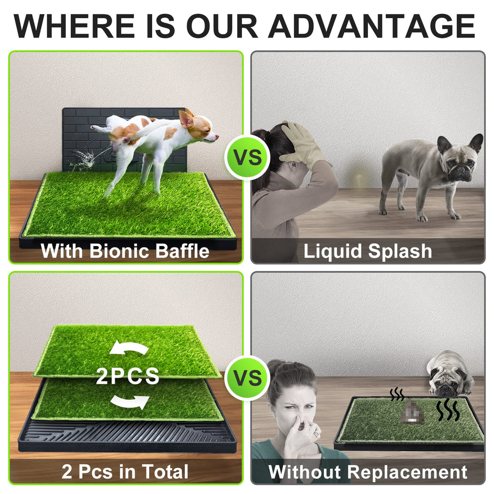Hompet drainage holes ensure fast liquid removal and minimized odor buildup