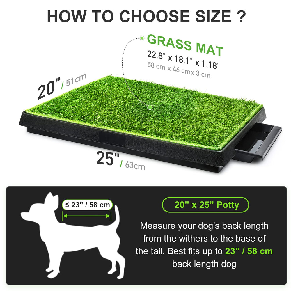 Hompet dog potty indoor-use setup ideal for apartments and bad weather.