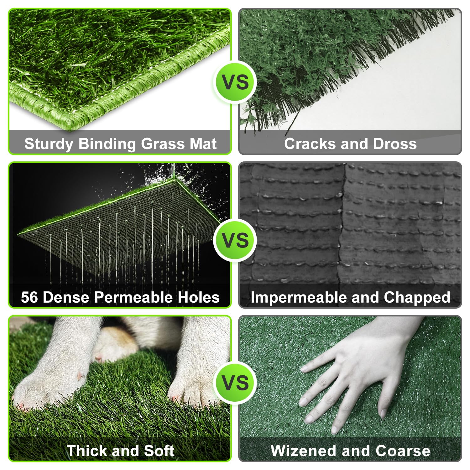 Hompet replacement turf mats extend reuse and reduce waste with durable grass