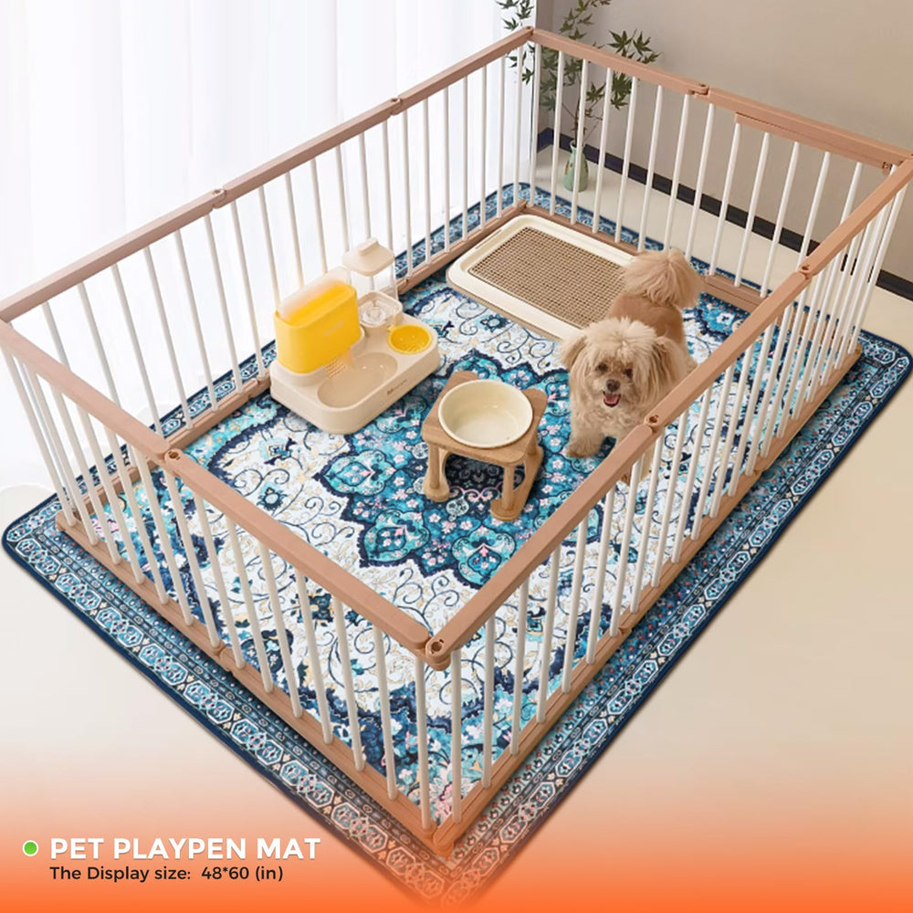 Hompet puppy potty-training use supports learning in a practical space.