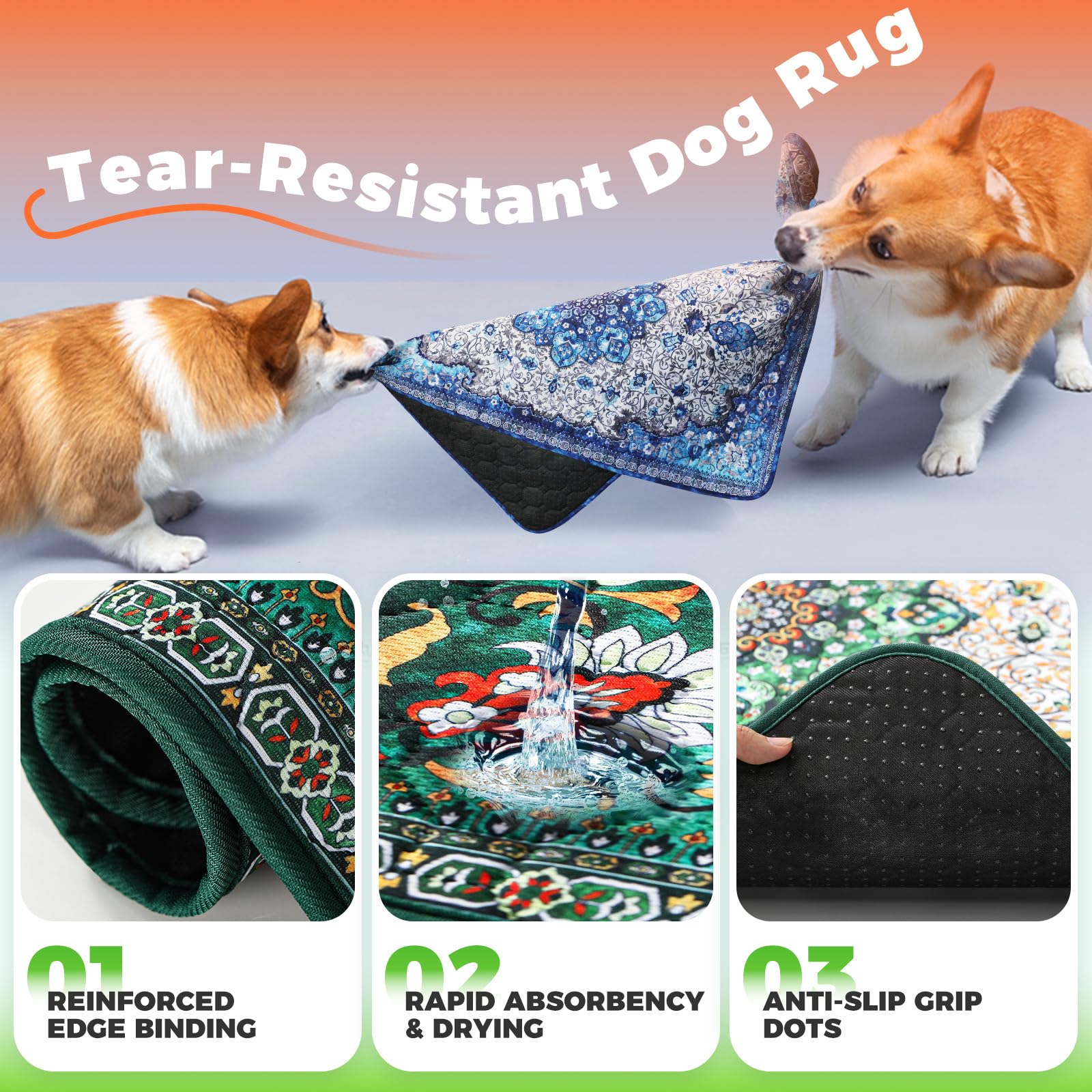 Hompet puppy-training pad use scenario for housebreaking.