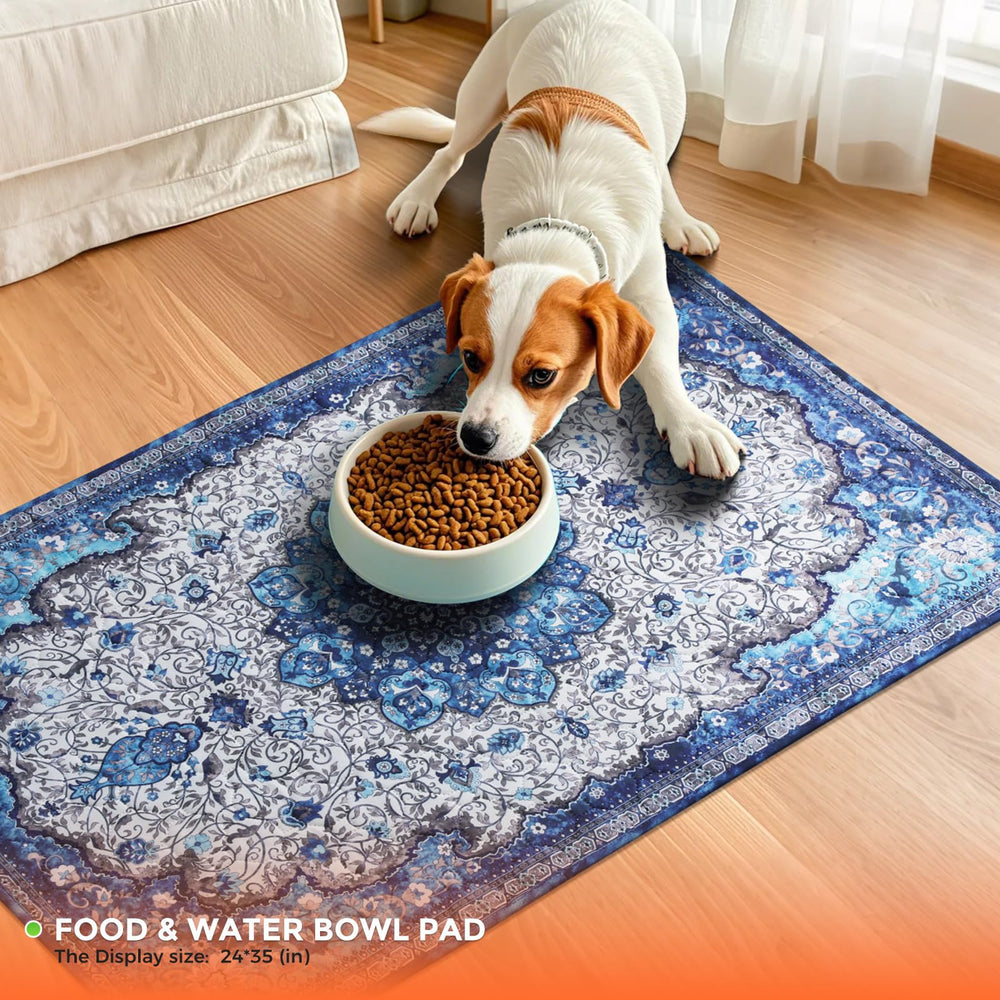 Hompet quick-dry technology prevents wet paw prints on floors