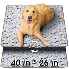 Hompet washable pee pad 40x26 folded for travel-friendly potty training.