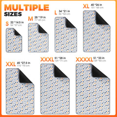 Hompet anti-slip paw-base pad design keeps it in place on floors.