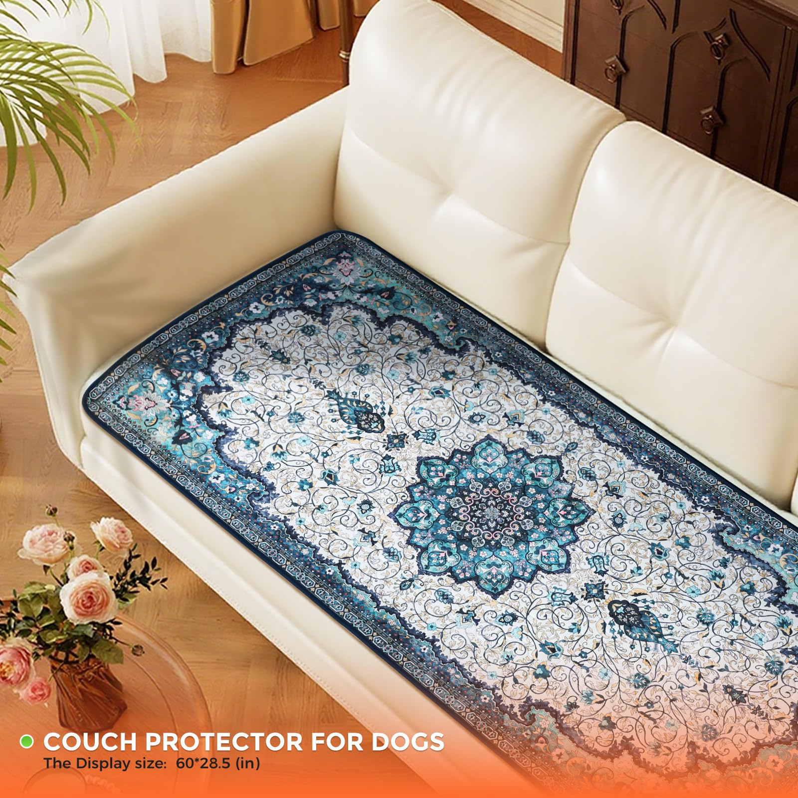 Hompet waterproof barrier protects floors from leaks after messy paws.