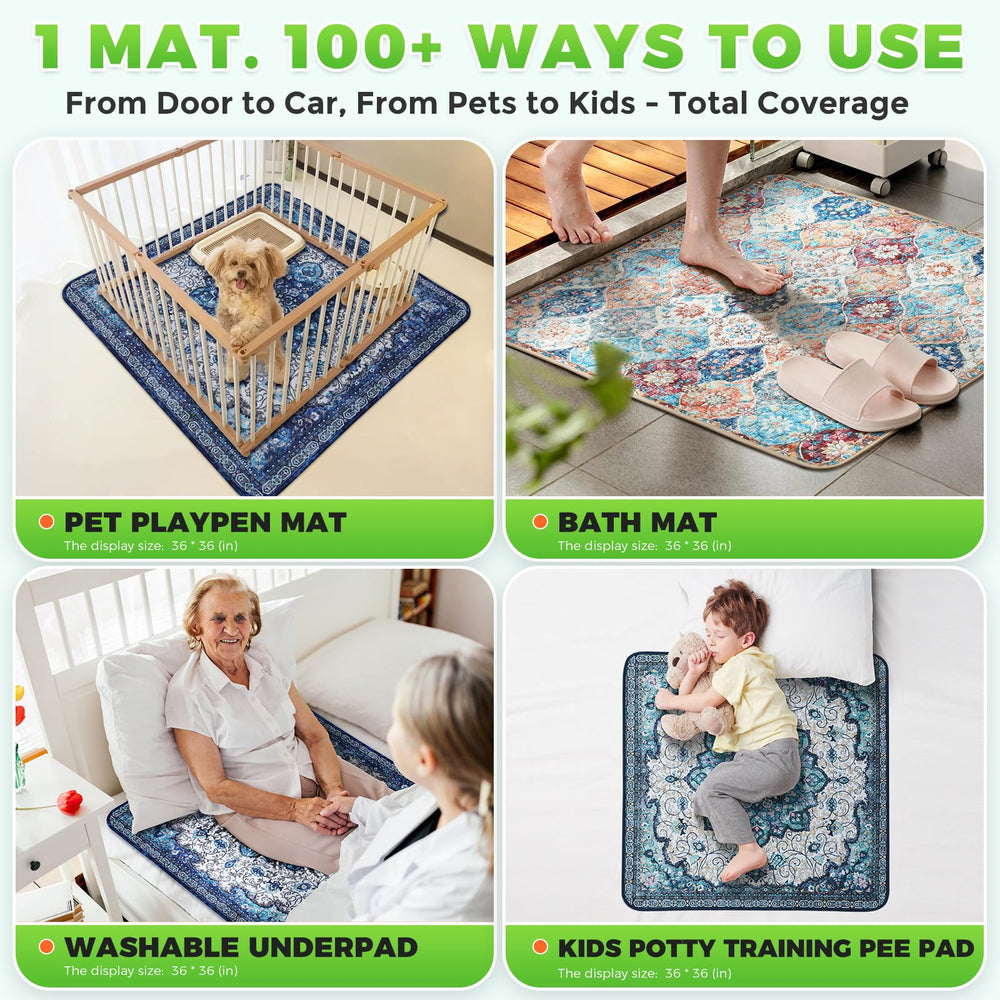Hompet waterproof TPU barrier prevents leaks on floors.