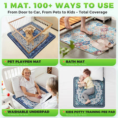 Hompet waterproof TPU barrier prevents leaks on floors.