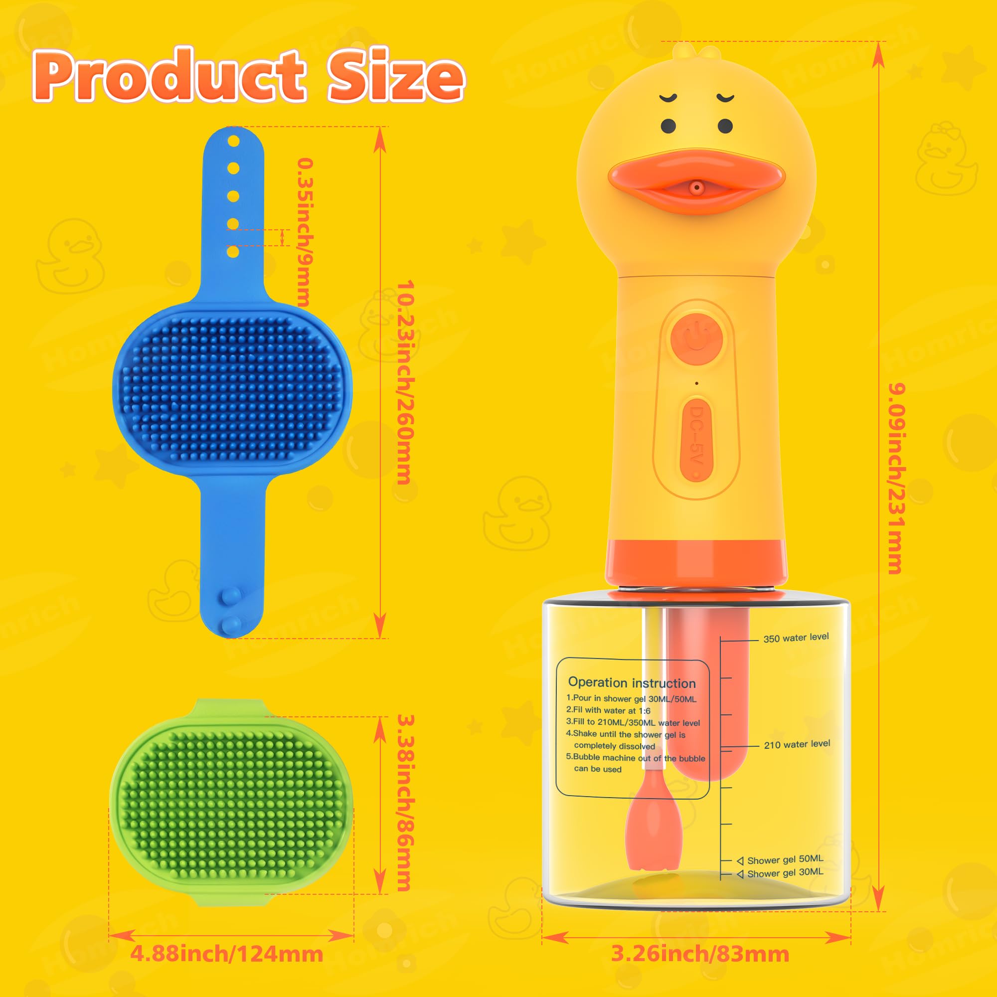 Homrich multi-use foamer ideal for kitchen, bathroom, and pet spa moments.