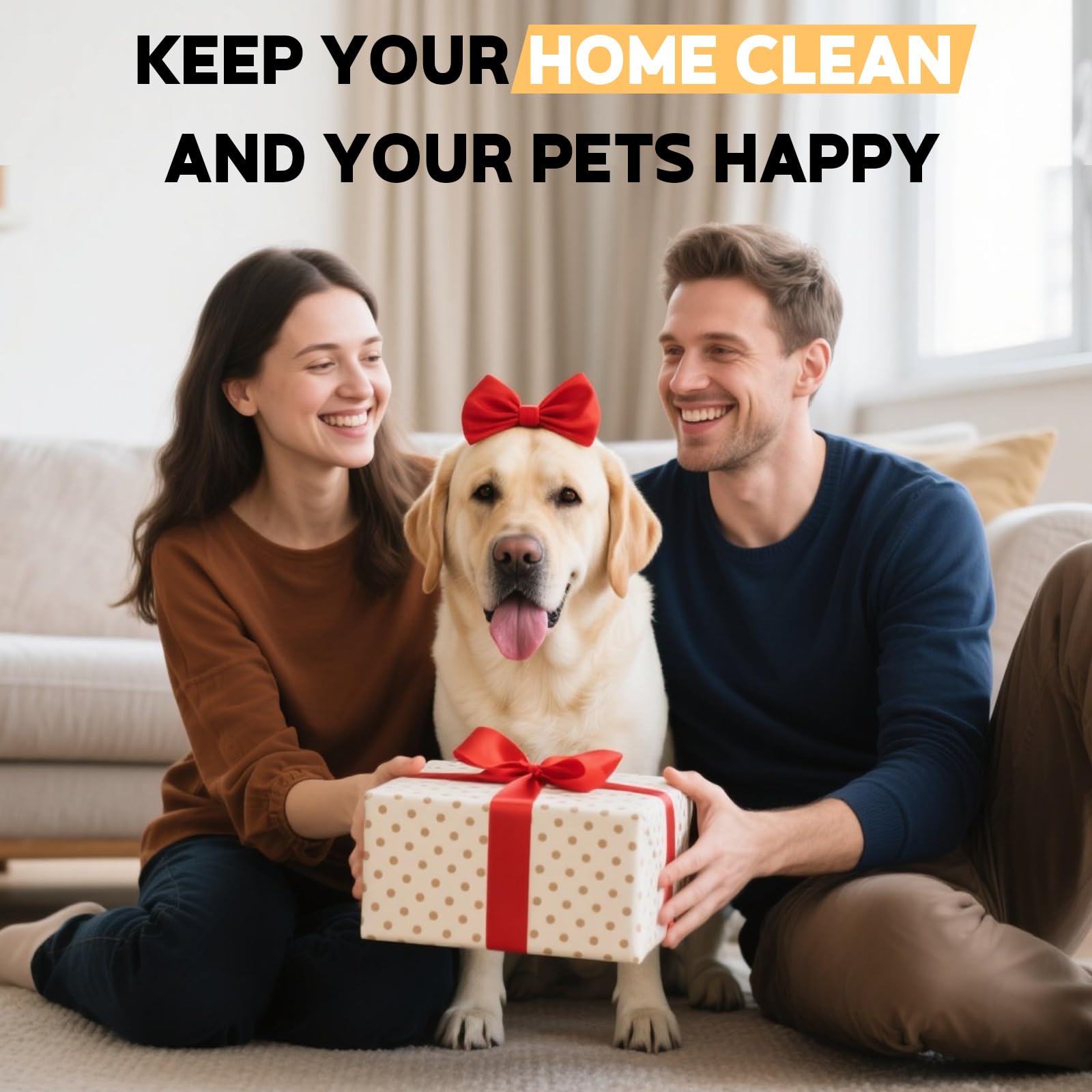 Homsoil deshedding brush gift for pet lovers—practical grooming tool.