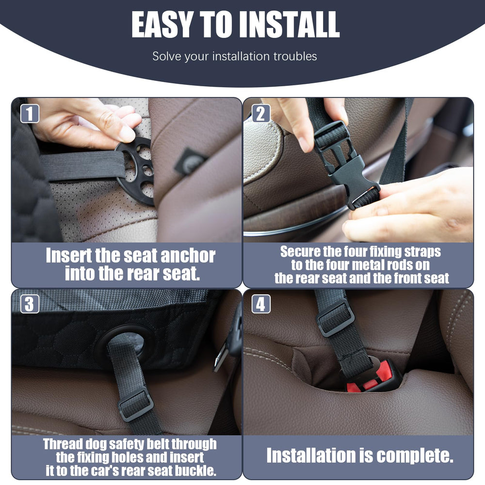 Homsunyi anti-slip bottom keeps the seat stable during trips.