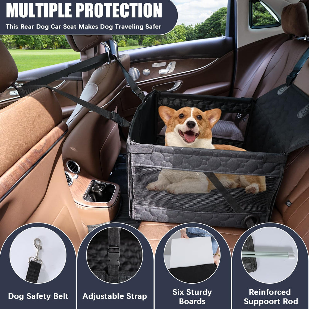 Homsunyi dog car seat safety attachment and travel-friendly design