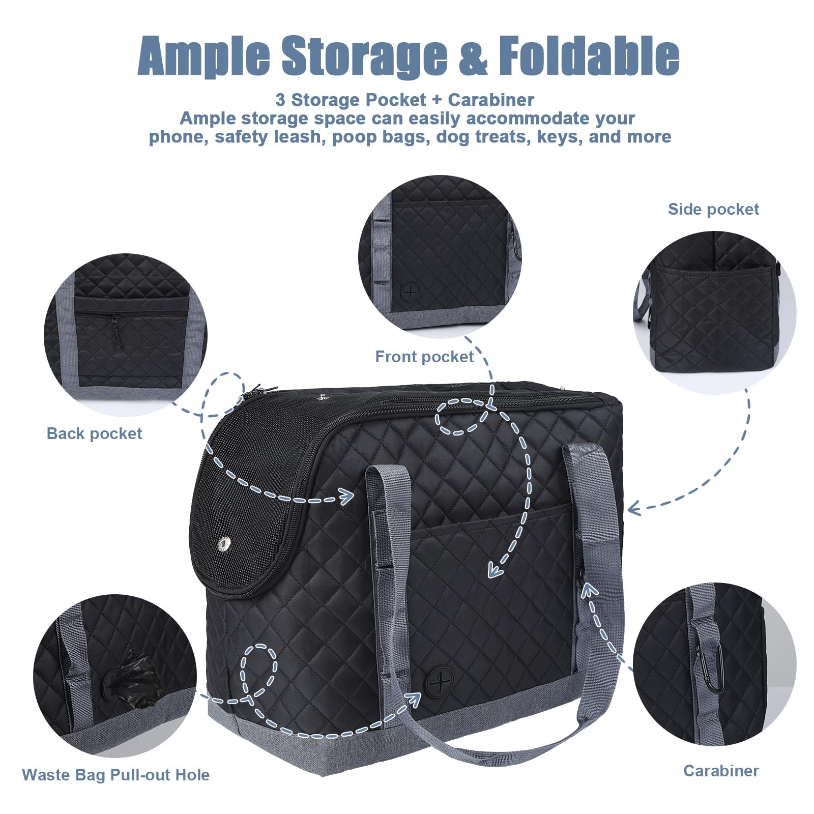 Homsunyi in-use outdoors showing pet peeking through breathable mesh.