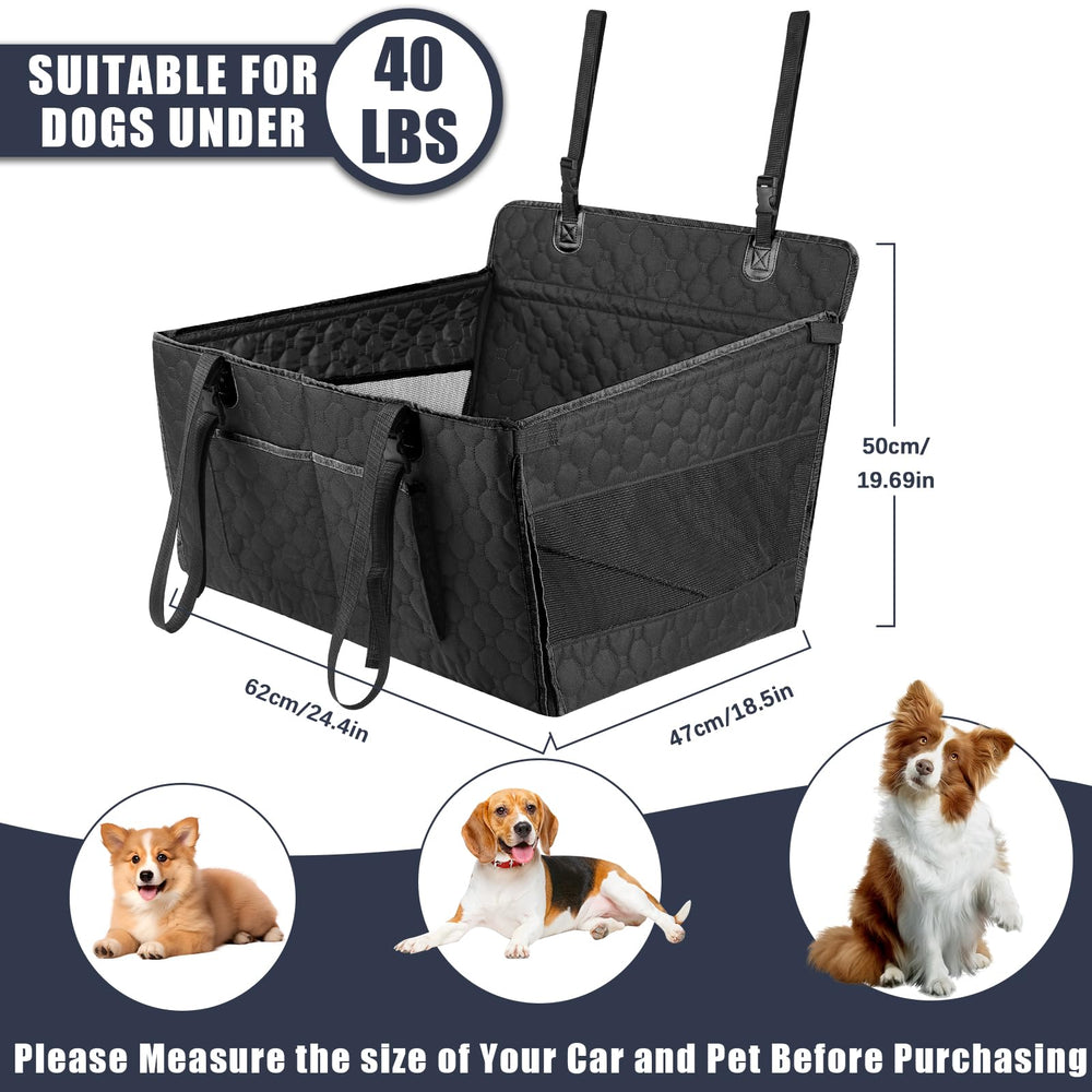 Homsunyi foldable dog car seat for easy storage after trips.