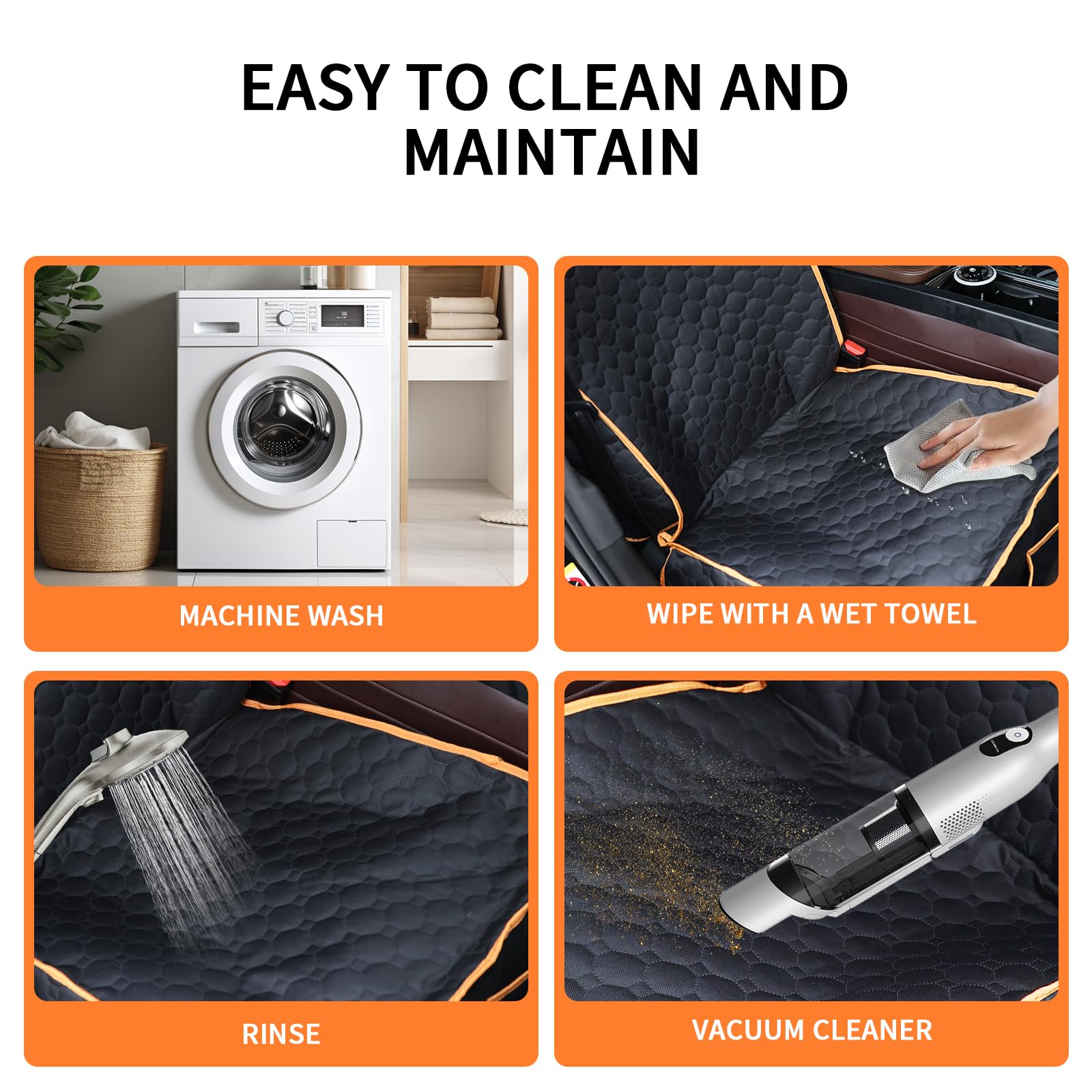 Homsunyi front seat cover universal fit works with most cars, SUVs, and trucks.