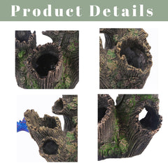 HoneTeek hollow trunk base provides stable bottom placement for reliable setup.