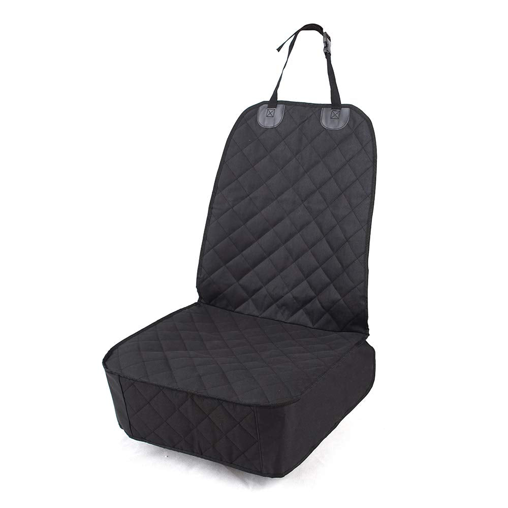 HONEST OUTFITTERS Dog car seat cover front view showing waterproof protection for pets.