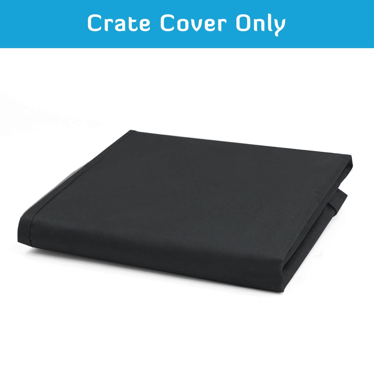 Honest Outfitters dog crate cover bottom toggles securing the cover