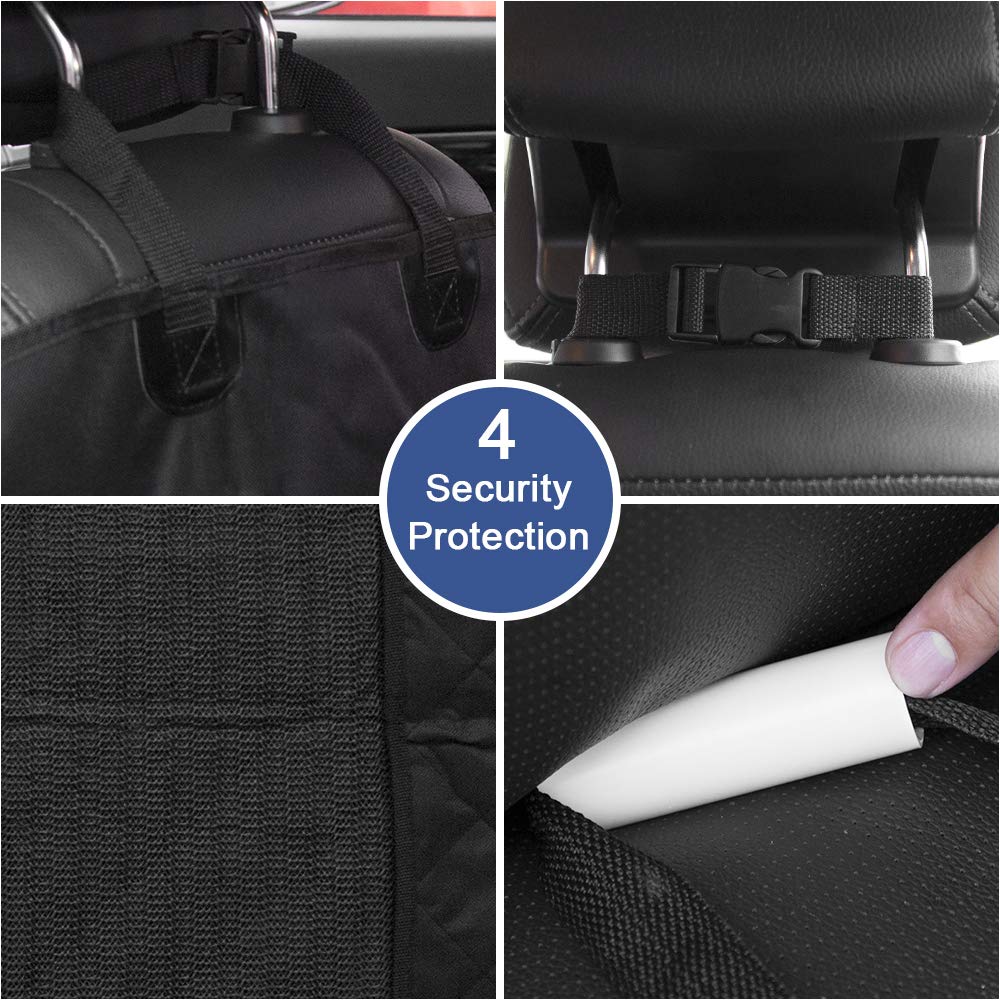 HONEST OUTFITTERS dog seat cover protects against hair and dirt during road trips.