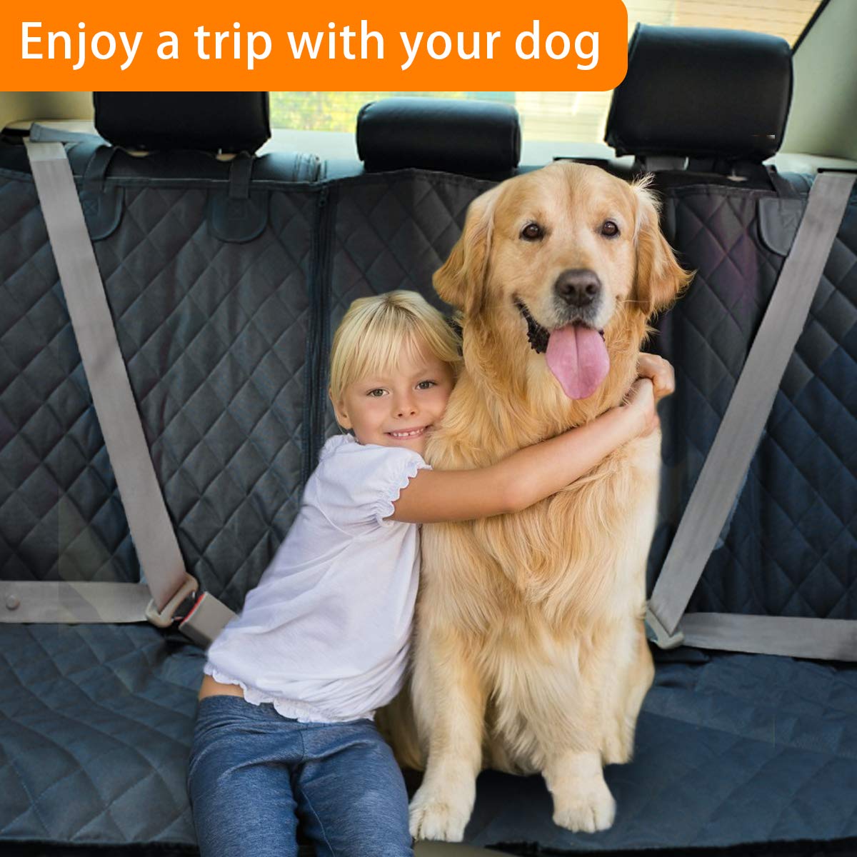 HONEST OUTFITTERS easy-install dog cover inside two minutes, ready for adventures.