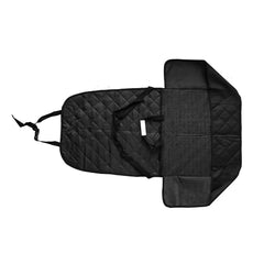 HONEST OUTFITTERS front-seat cover with non-slip backing and seat anchors for secure fit.